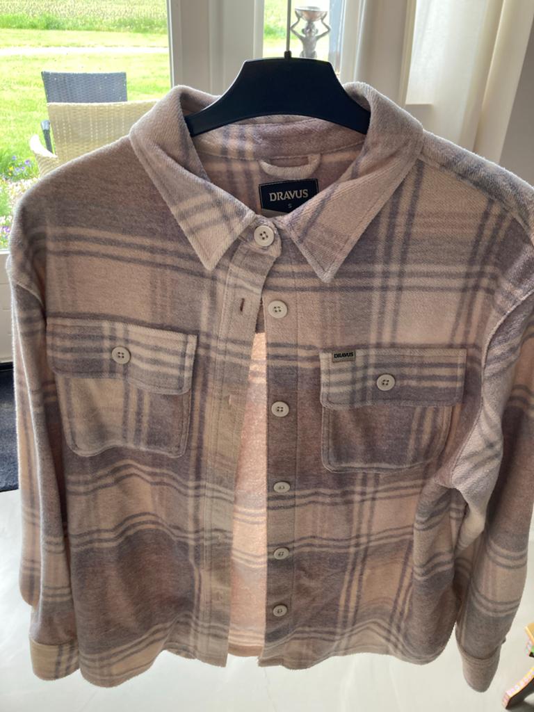 Dravus Nieuwe Beige Blouse/Vest Maat S Skate Kleding, Ophalen of Verzenden, Nieuw, Maat 36 (S), Beige