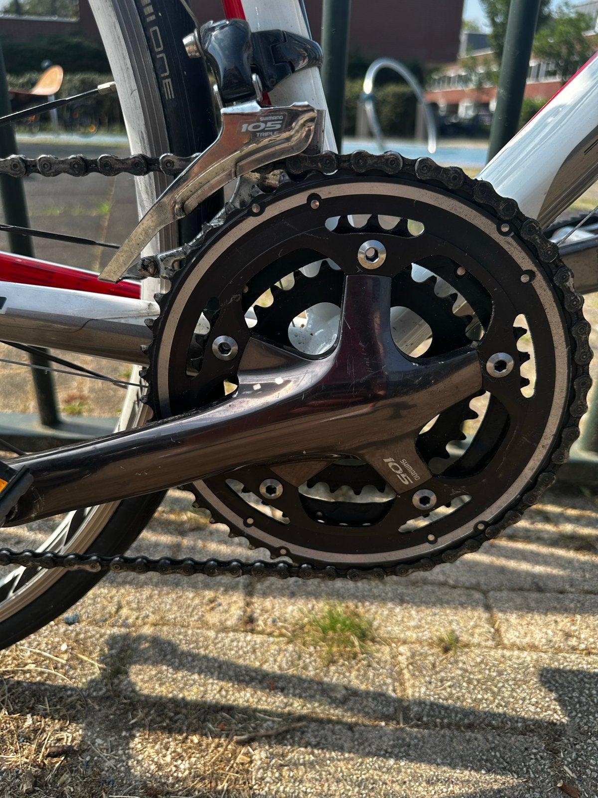 Trek racefiets, Shimano 105, Alpha Aluminium, 165-180cm, Overige merken, 28 inch, Gebruikt, Aluminium