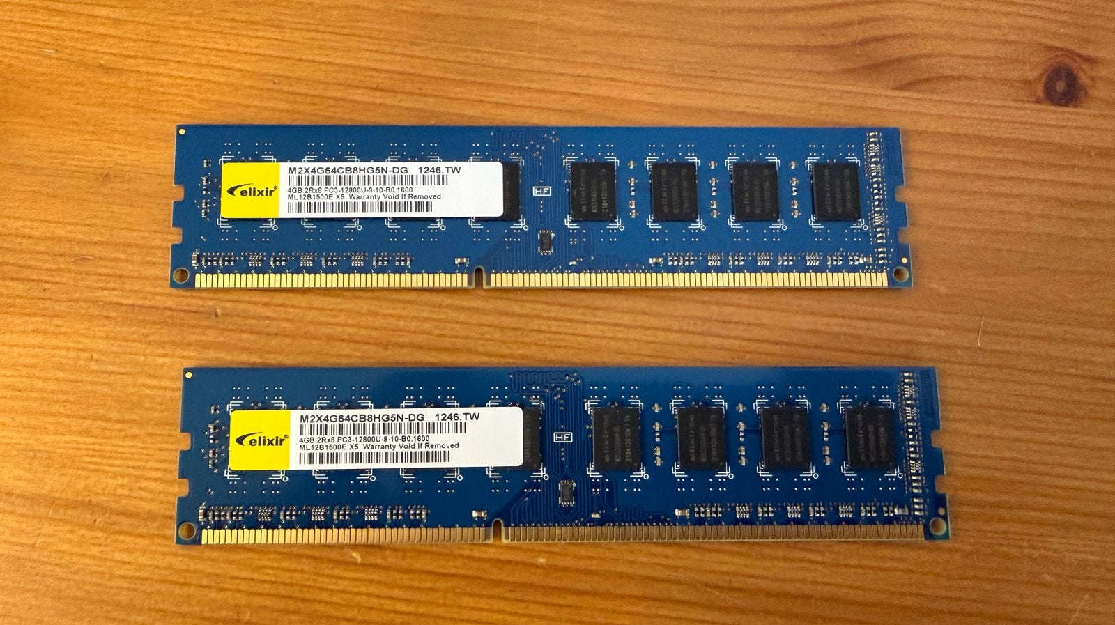 2 x 4GB Ram DDR3, Computers en Software, RAM geheugen, 8 GB, DDR3, Ophalen of Verzenden, Zo goed als nieuw