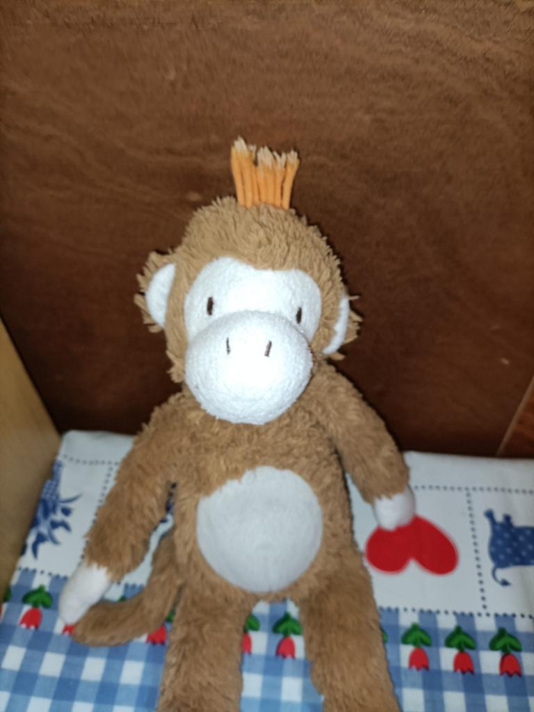 Blokker aap knuffel 39 cm groot *, Kinderen en Baby's, Speelgoed | Knuffels en Pluche, Ophalen of Verzenden, Zo goed als nieuw