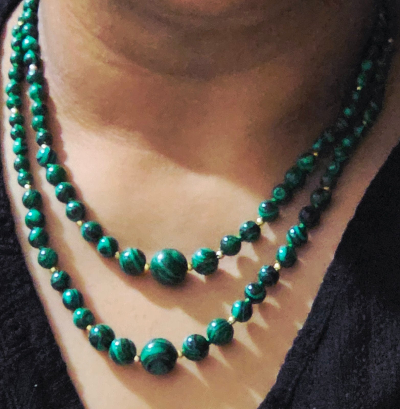 malachiet ketting set, Ophalen of Verzenden