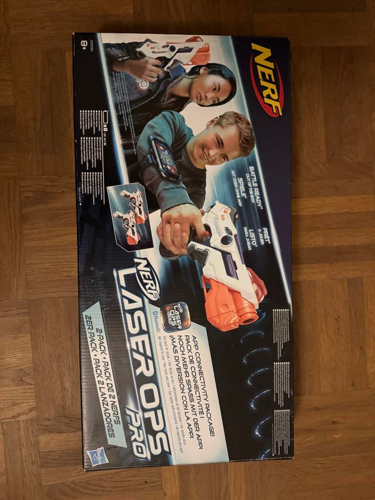 Nerf Laser Ops Pro - 2 guns. Compleet in doos, Ophalen of Verzenden, Nieuw