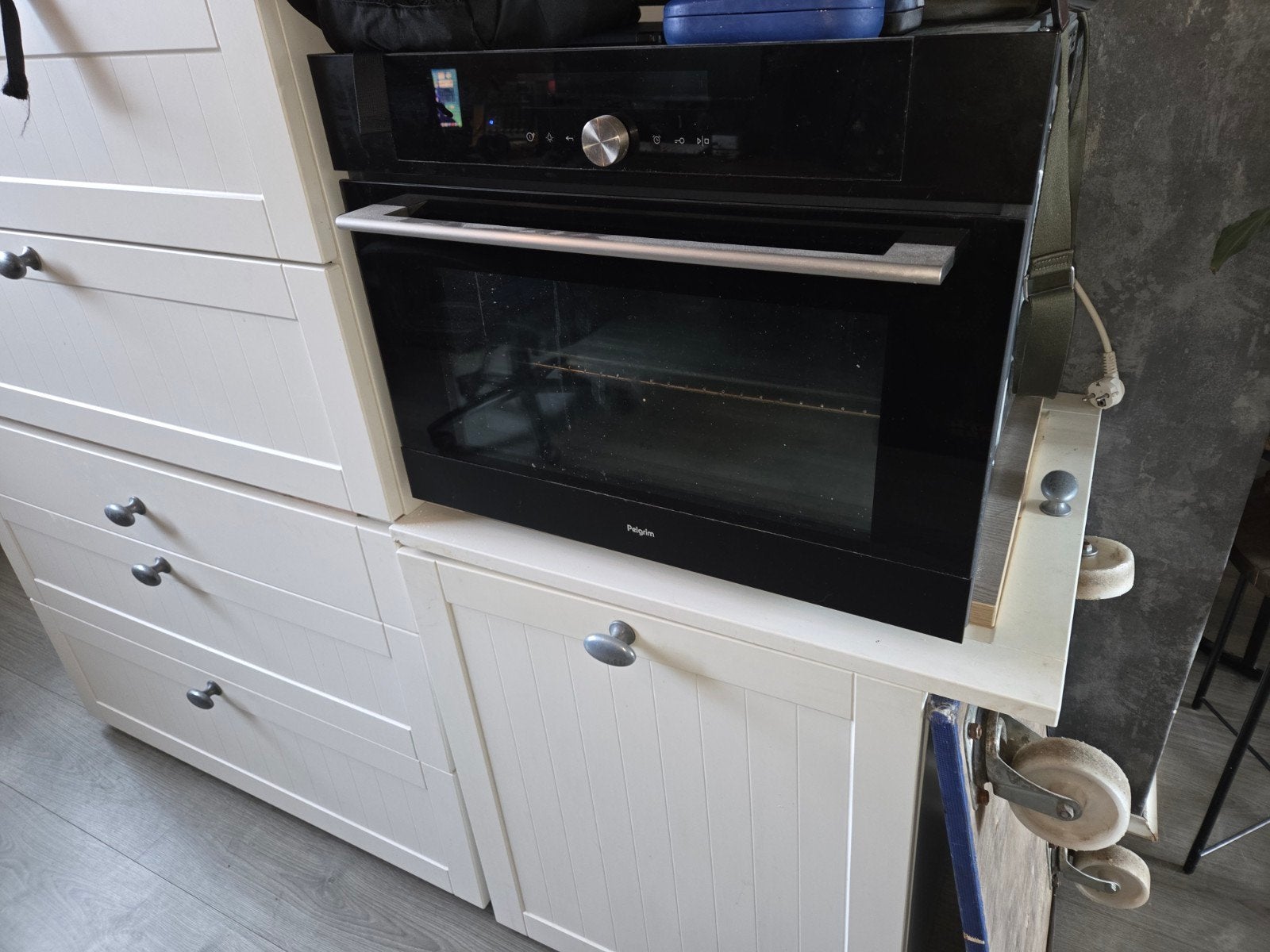 Pelgrim Oven, Inductiekookplaat & Afzuigkap Set, Ophalen, Gebruikt, Hete lucht, Pelgrim