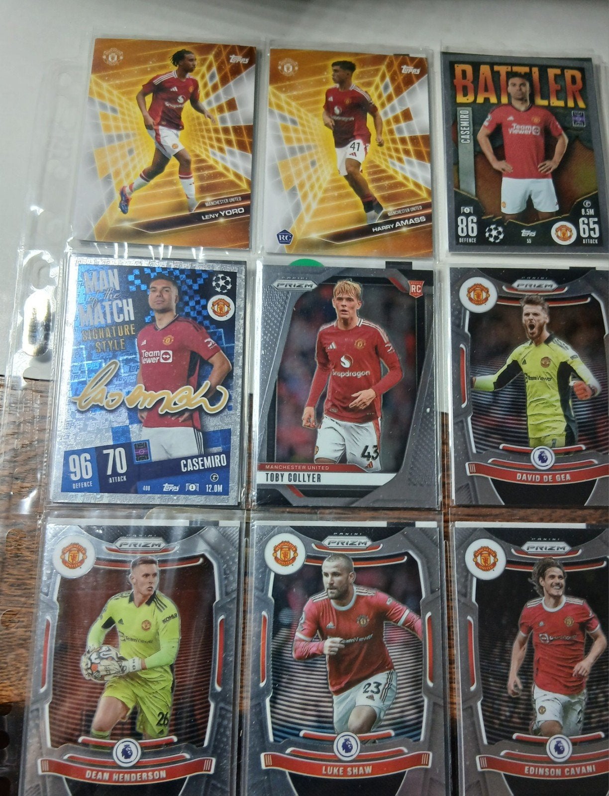 Manchester United Topps Match Attax Voetbal Kaarten, Ophalen of Verzenden, Zo goed als nieuw, Buitenlandse clubs, Spelerskaart