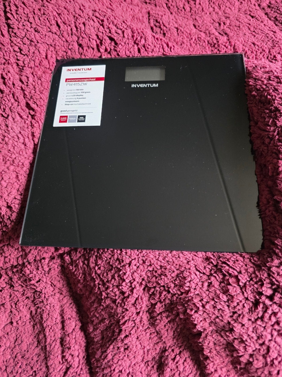 Inventum Personenweegschaal PW415ZW - Nieuw in doos, 1 tot 500 gram, Nieuw, 100 kg of meer, Ophalen of Verzenden