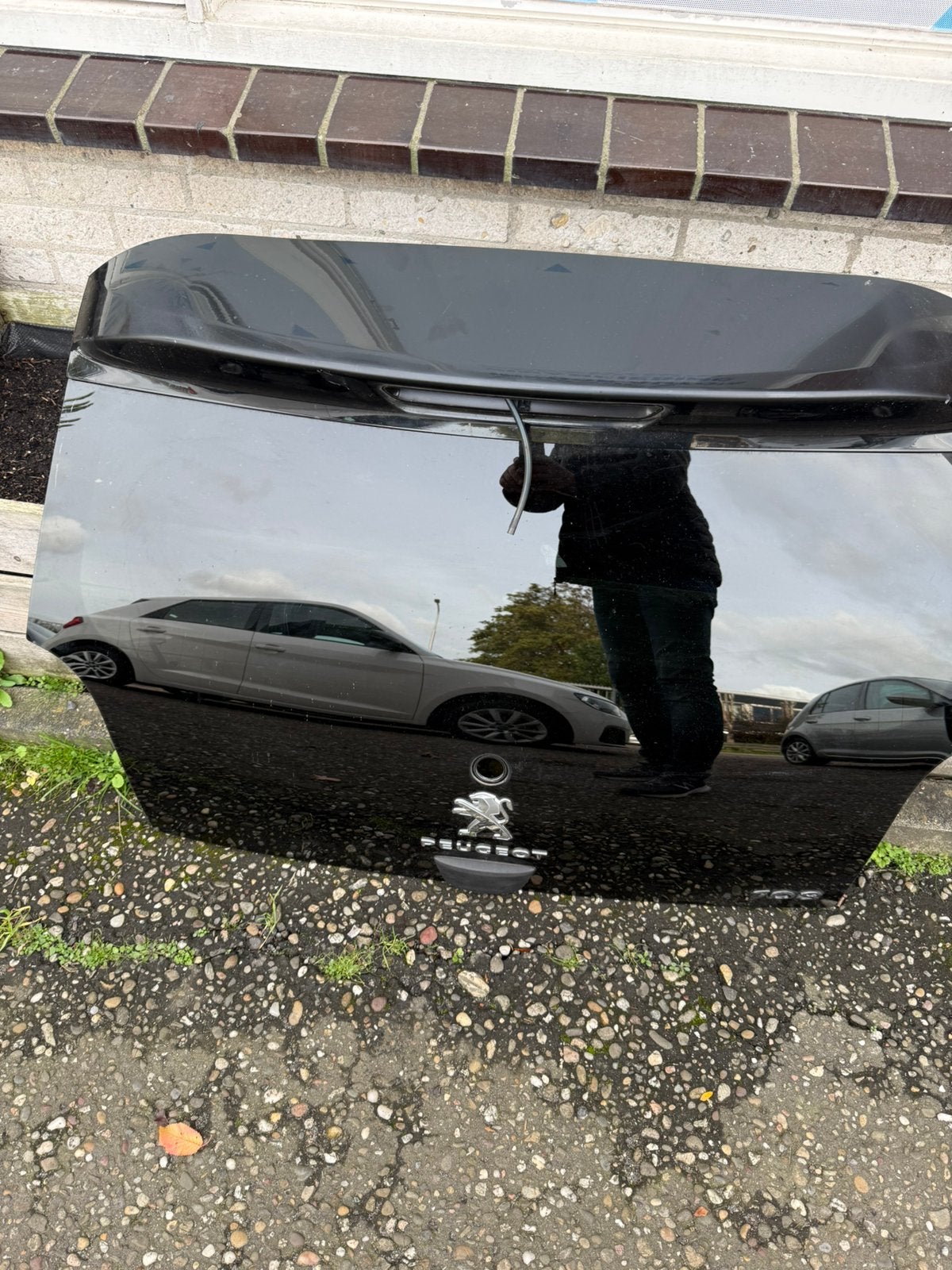 Achterklep Peugeot 108 - Zwart - Gebruikt, Gebruikt, Achterklep, Ophalen of Verzenden, Achter