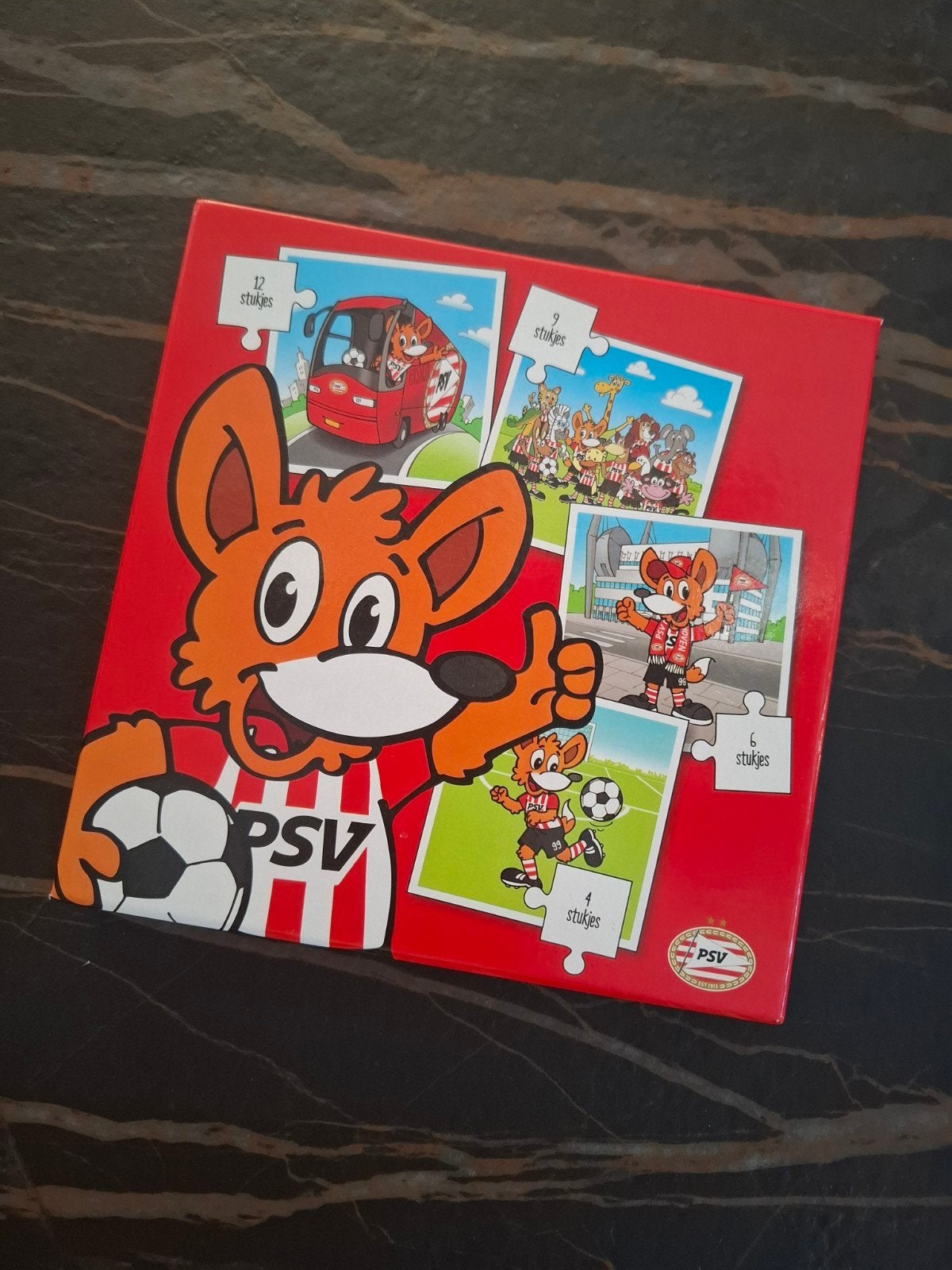 PSV Puzzel voor kinderen - Diverse aantallen stukjes, Ophalen of Verzenden, Minder dan 10 stukjes, Gebruikt, 2 tot 4 jaar