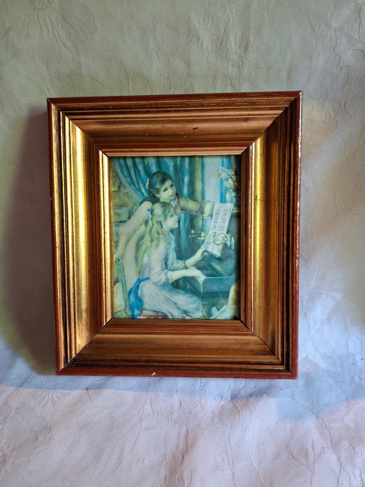 porselein schilderijtje 17 x 19 cm, Antiek en Kunst, Verzenden