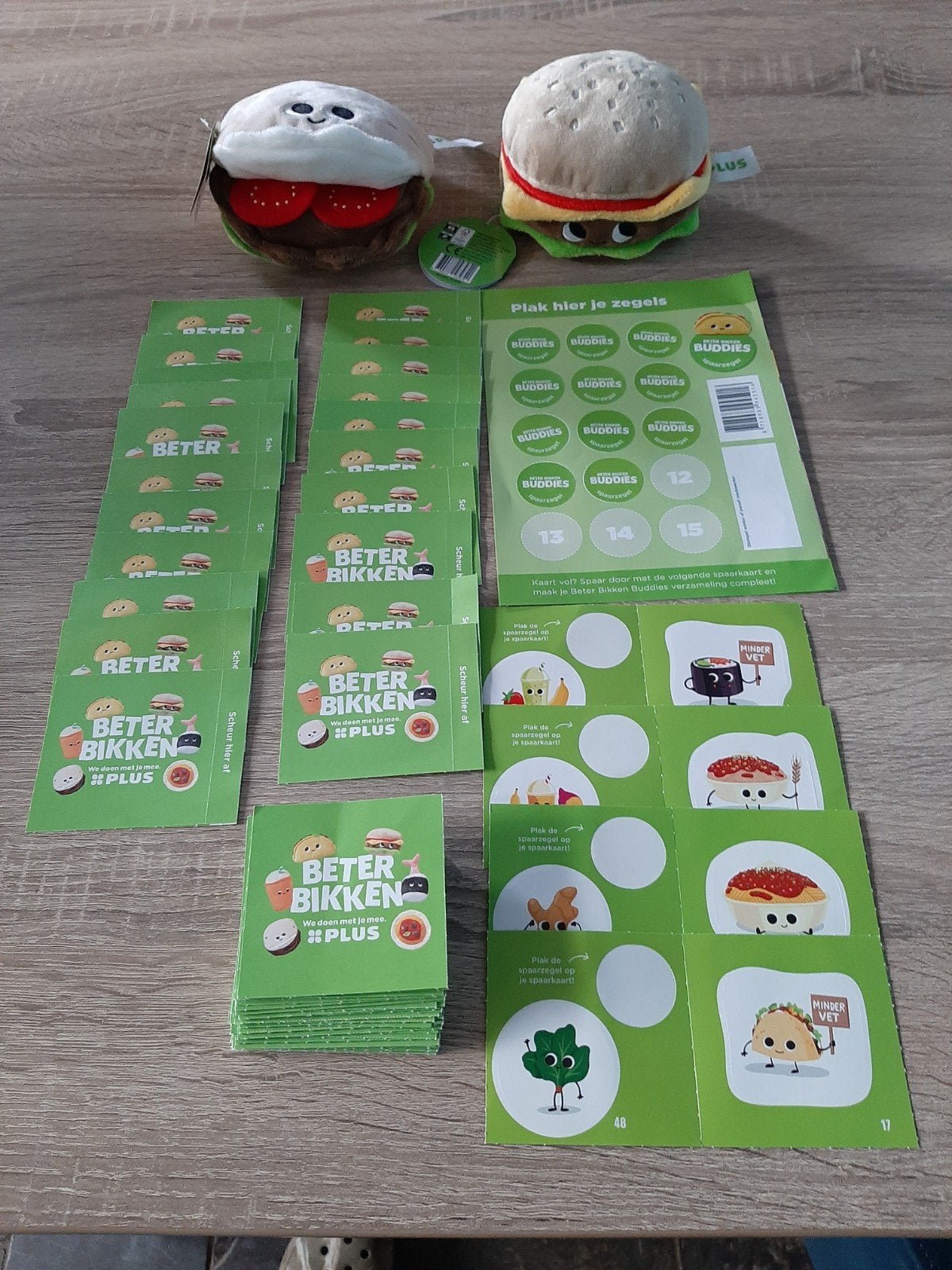Plus beter bikken buddies. Zie omschrijving., Hobby en Vrije tijd, Ophalen of Verzenden, Winkel, Super of Benzinepomp, Zegels, Bonnen of Punten
