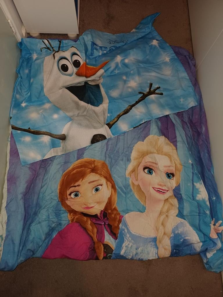 Dekbedovertrek eenpersoons Peppa Pig, gabby,frozen, Eenpersoons, Blauw, Dekbedovertrek, Ophalen of Verzenden