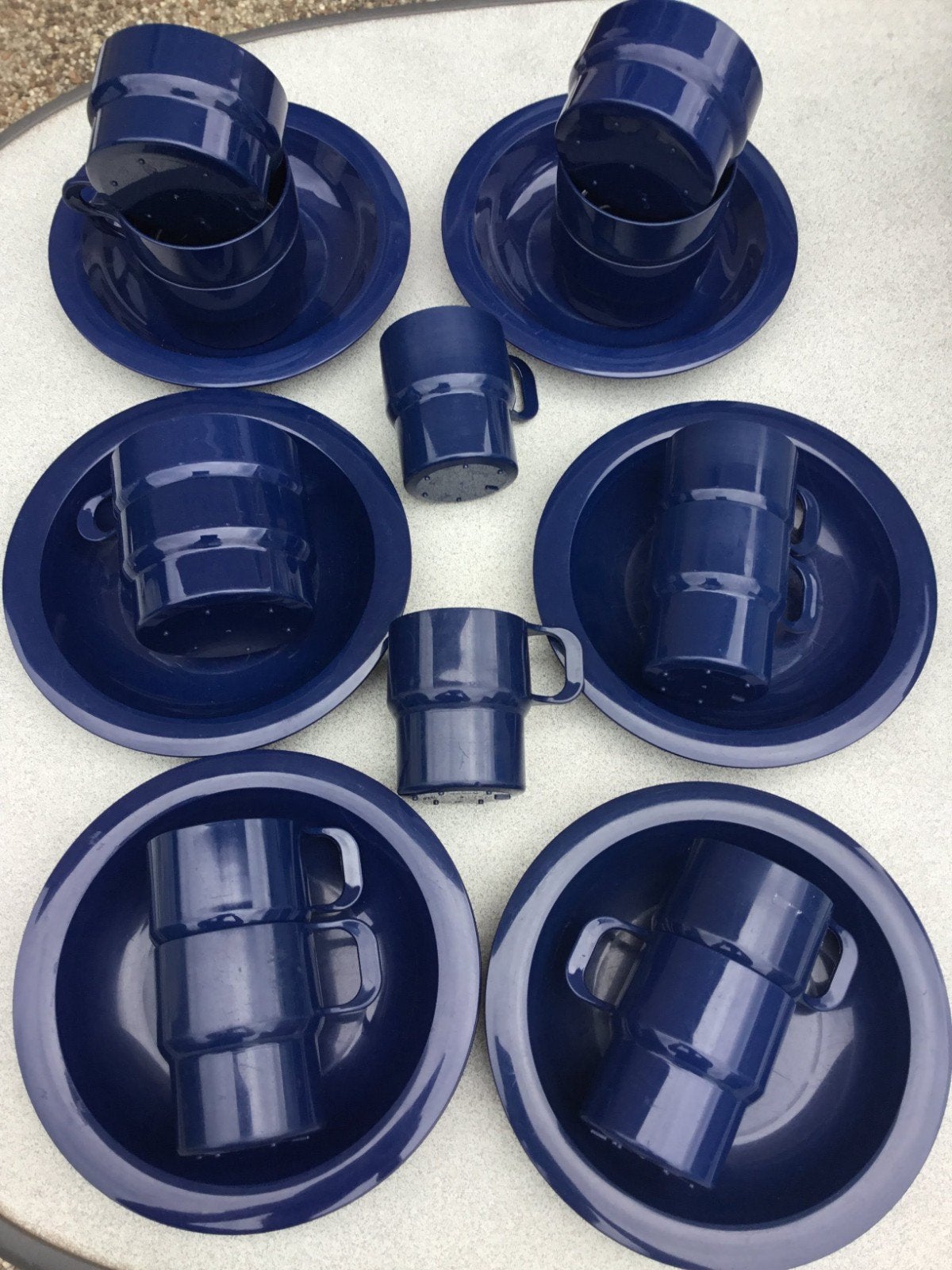 Camping Servies - Coppia, Ophalen of Verzenden, Gebruikt
