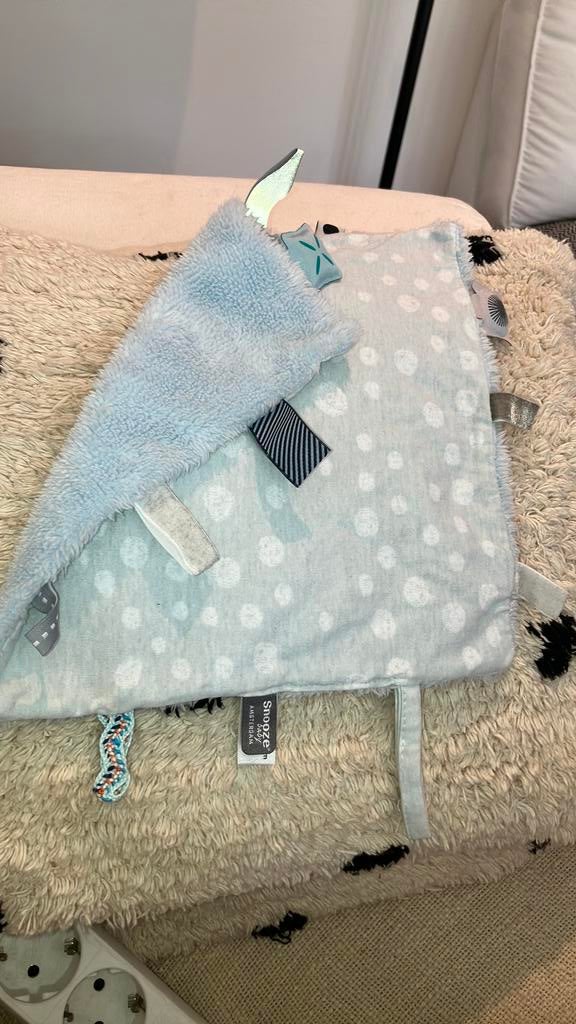 Snooze baby blauw speendoekje, Ophalen of Verzenden, Zo goed als nieuw, Overige typen