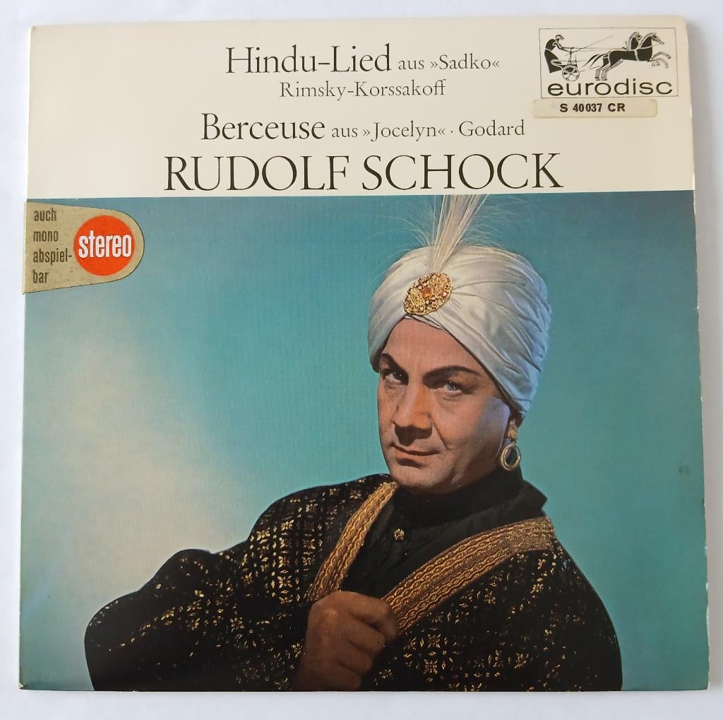 Rudolf Schock - Berceuse, Cd's en Dvd's, Ophalen of Verzenden, Gebruikt, Klassiek, Single