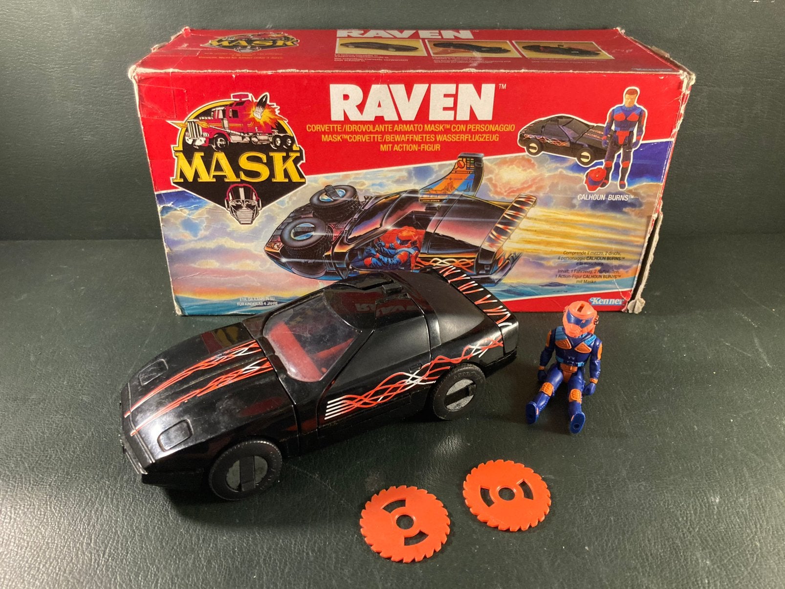 Kenner mask raven compleet, Ophalen of Verzenden, Gebruikt