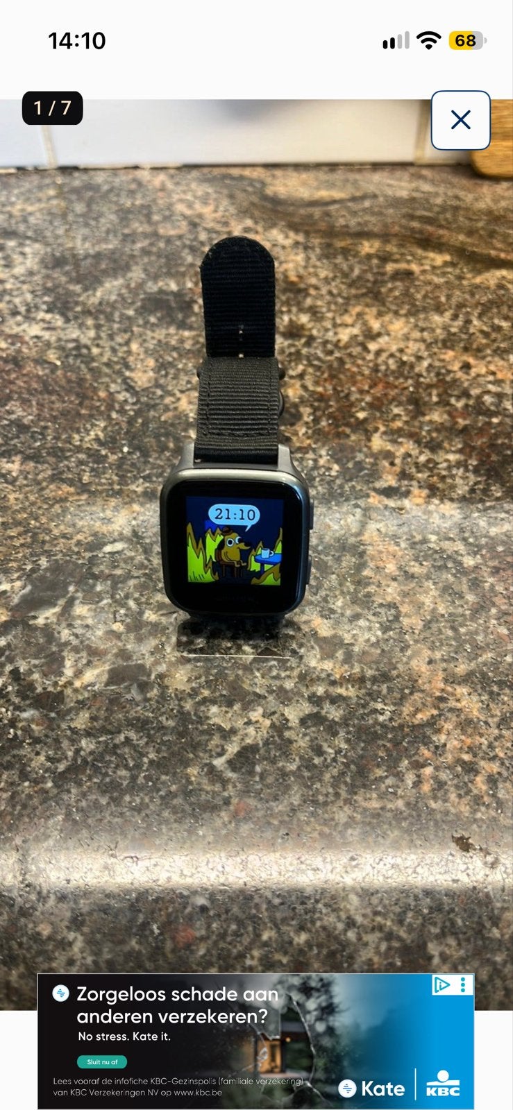Garmin venu sq  - Zwart/grijs, Ophalen, Gebruikt, Zwart, Stappen