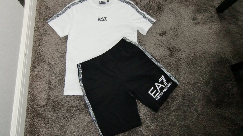 Setje  EA7 Emporio Armani  maat 164/176, EA7, Ophalen of Verzenden, Zo goed als nieuw, Setje