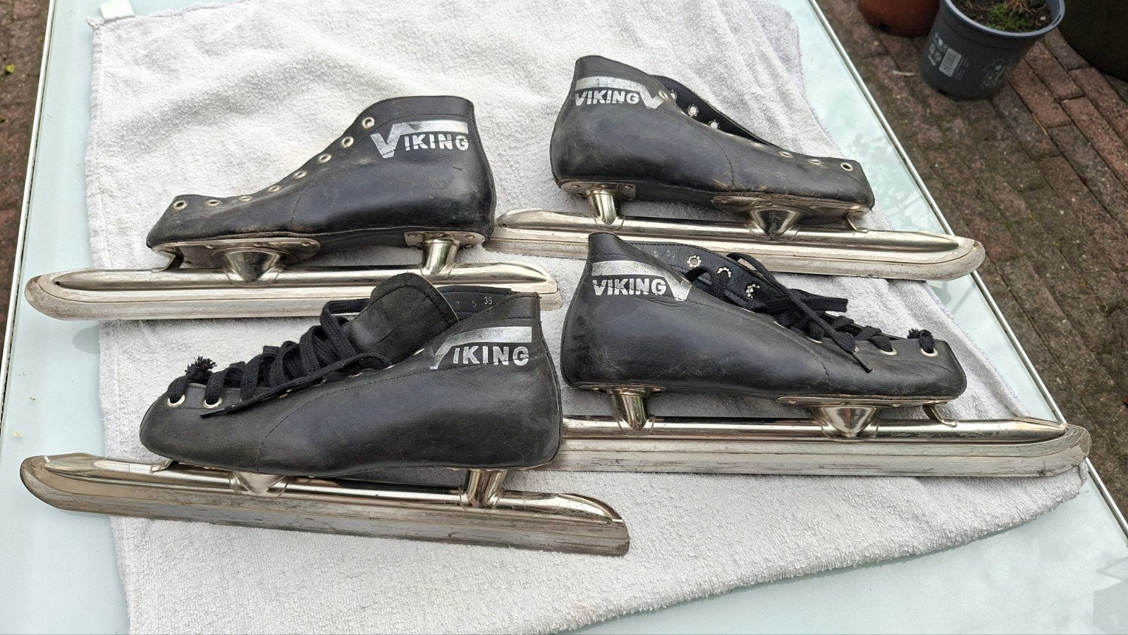 Viking noren schaatsen maat 33 en 35, Ophalen, Gebruikt, Noren, Viking