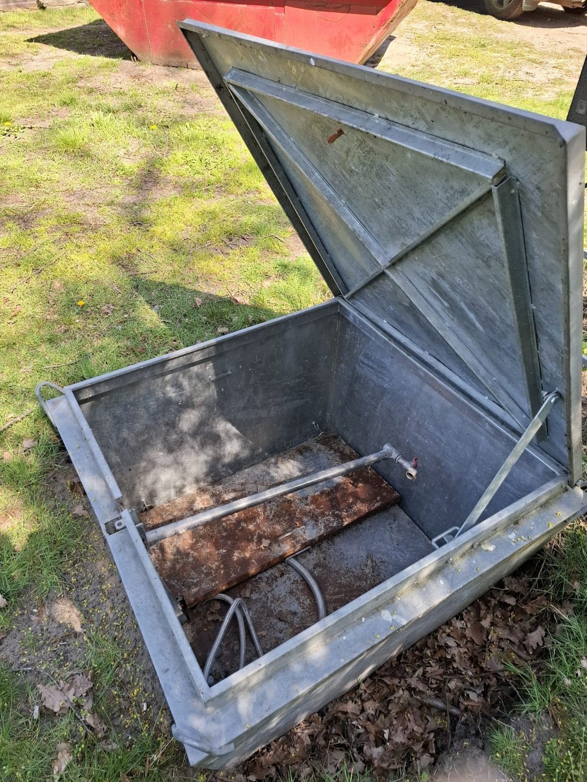 Metalen waterput met deksel - Ideaal voor nieuwbouw, Ophalen, Gebruikt