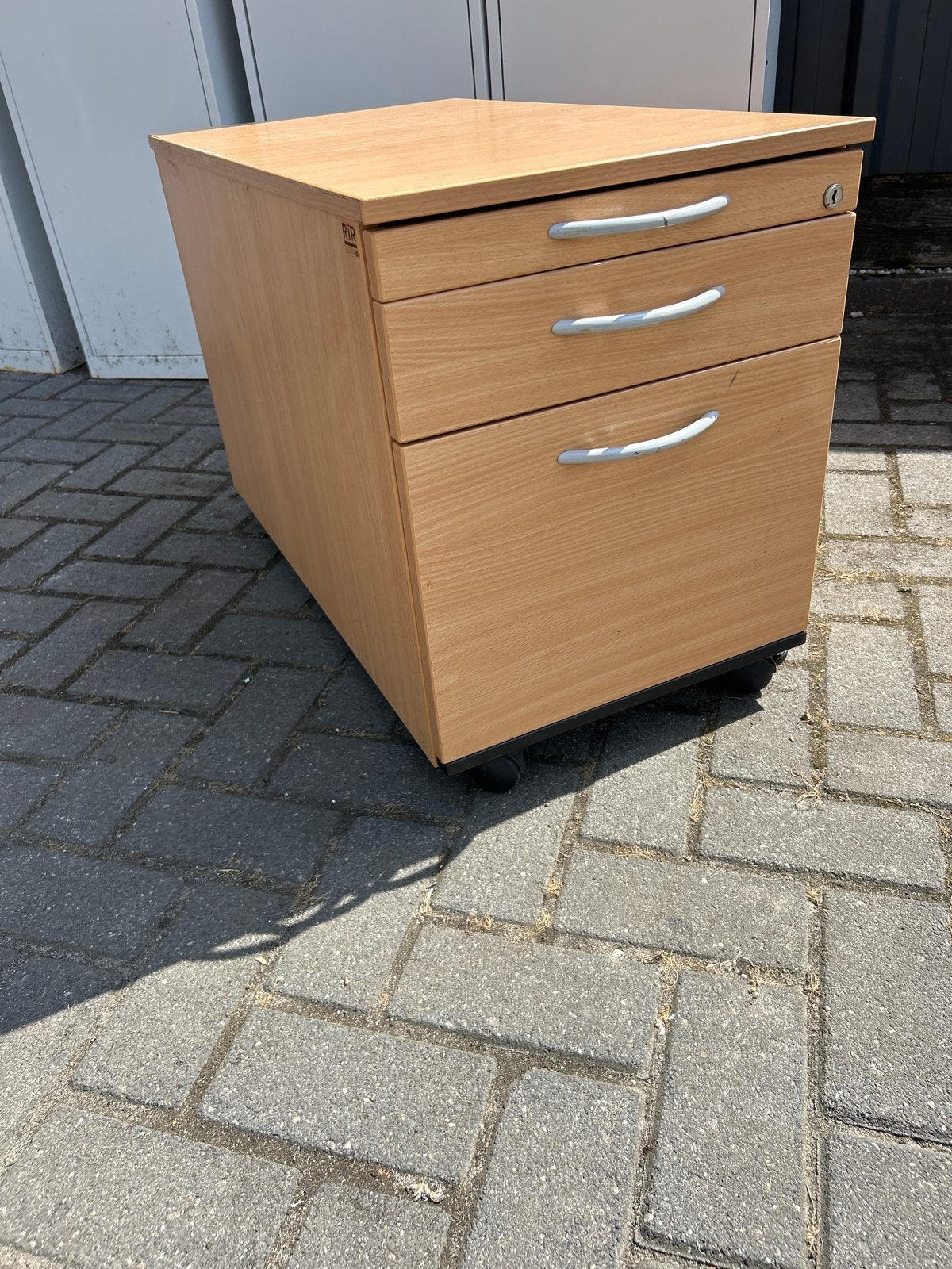 Verrijdbaar ladeblok met 3 laden - 42x80,5x54,5 cm, Ophalen, Minder dan 50 cm, Gebruikt, 75 cm of meer