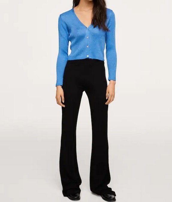 Blue crop cardigan (Mango), Mango, Blauw, Nieuw, Ophalen of Verzenden