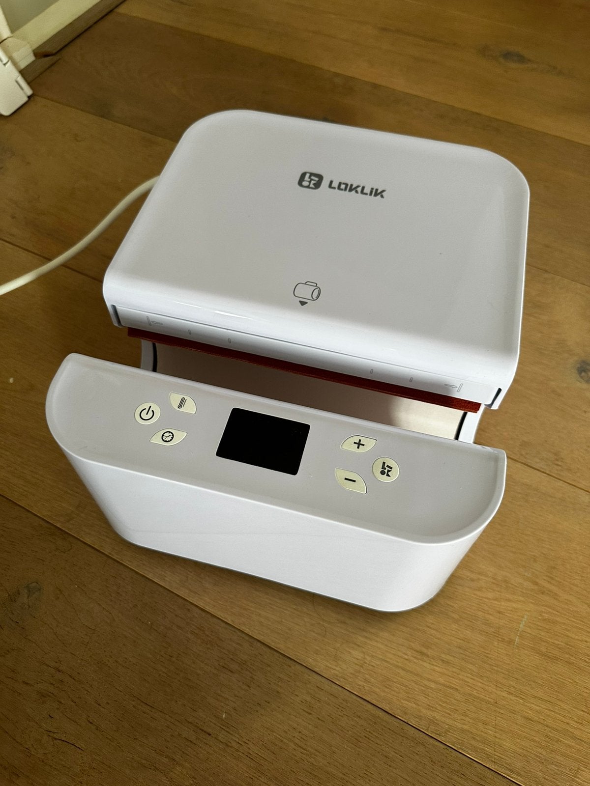 LOKLiK automatische mokkenpers / tumbler heat press, Ophalen, Zo goed als nieuw, Wit, Machine