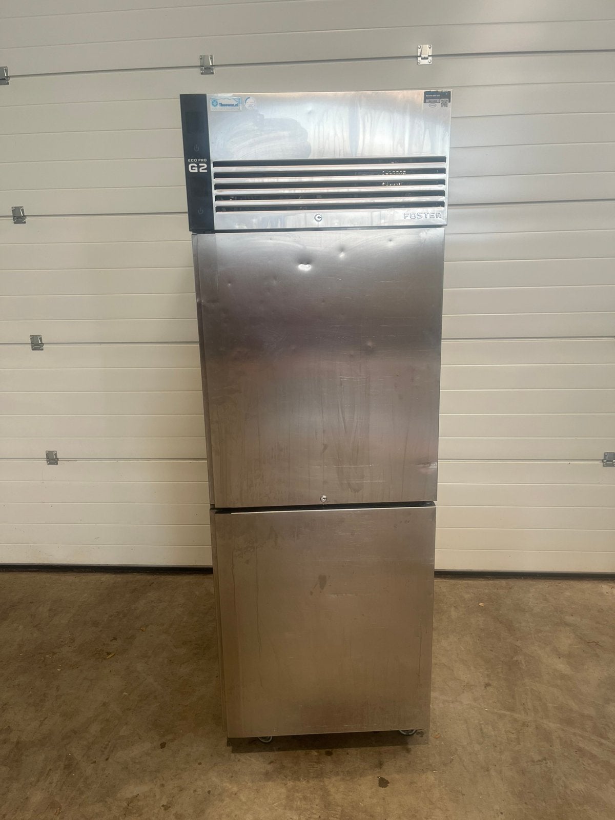 vrieskast Foster Ecopro G2 G3 op wieltjes, Gebruikt, 160 cm of meer, Ophalen, Vrieskast