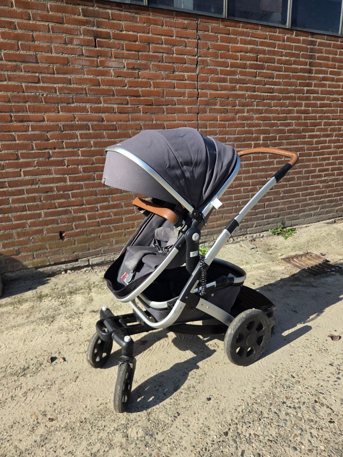 Joolz geo 2 hippo grey inclusief loopplank, Gebruikt, Verstelbare duwstang, Combiwagen, Ophalen