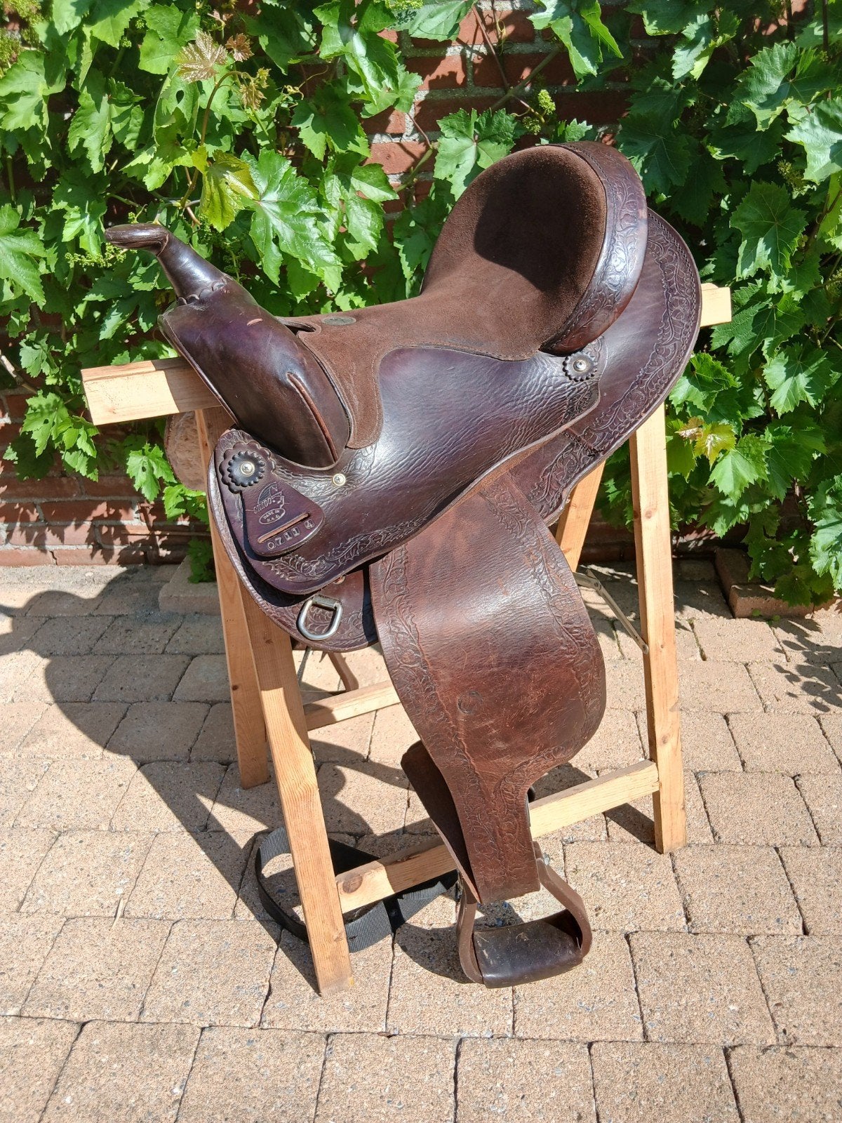 Decoratief western zadel., Ophalen
