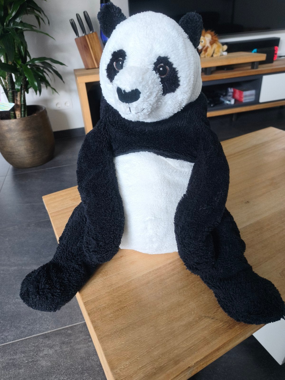 Grote zachte panda knuffel, Ophalen, Gebruikt, Overige merken, Overige karakters