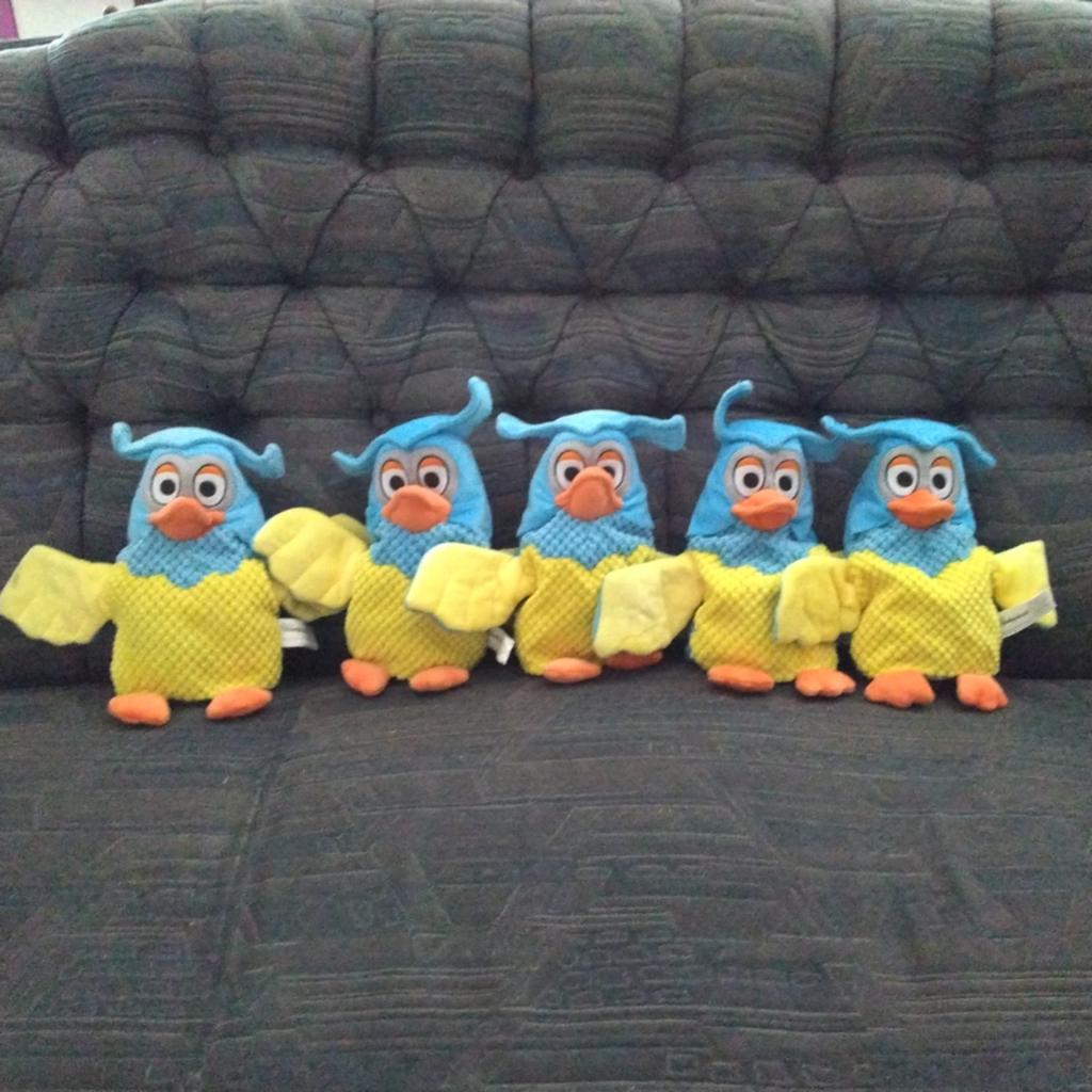 Fabeltjeskrant handpop Meneer de Uil - per stuk 2 euro, Gebruikt, Overige karakters, Overige typen, Ophalen of Verzenden