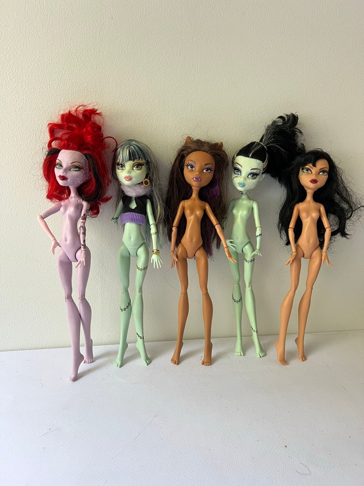 Monster High Clawdeen Frankie Stein poppen voor onderdelen, Kinderen en Baby's, Ophalen, Gebruikt, Overige typen