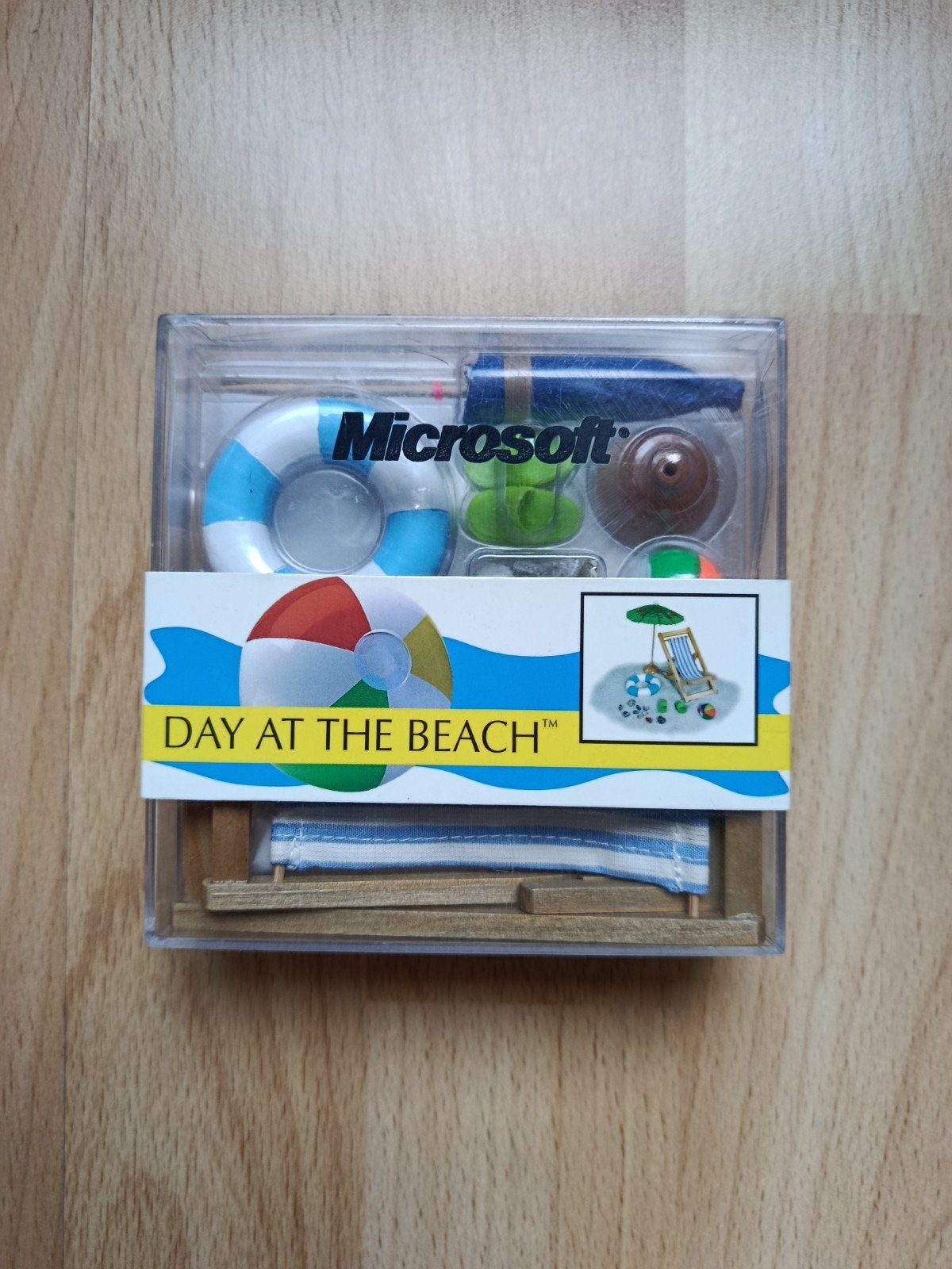 Microsoft 'Day at the Beach' Miniatuur Speelset Nieuw, Ophalen