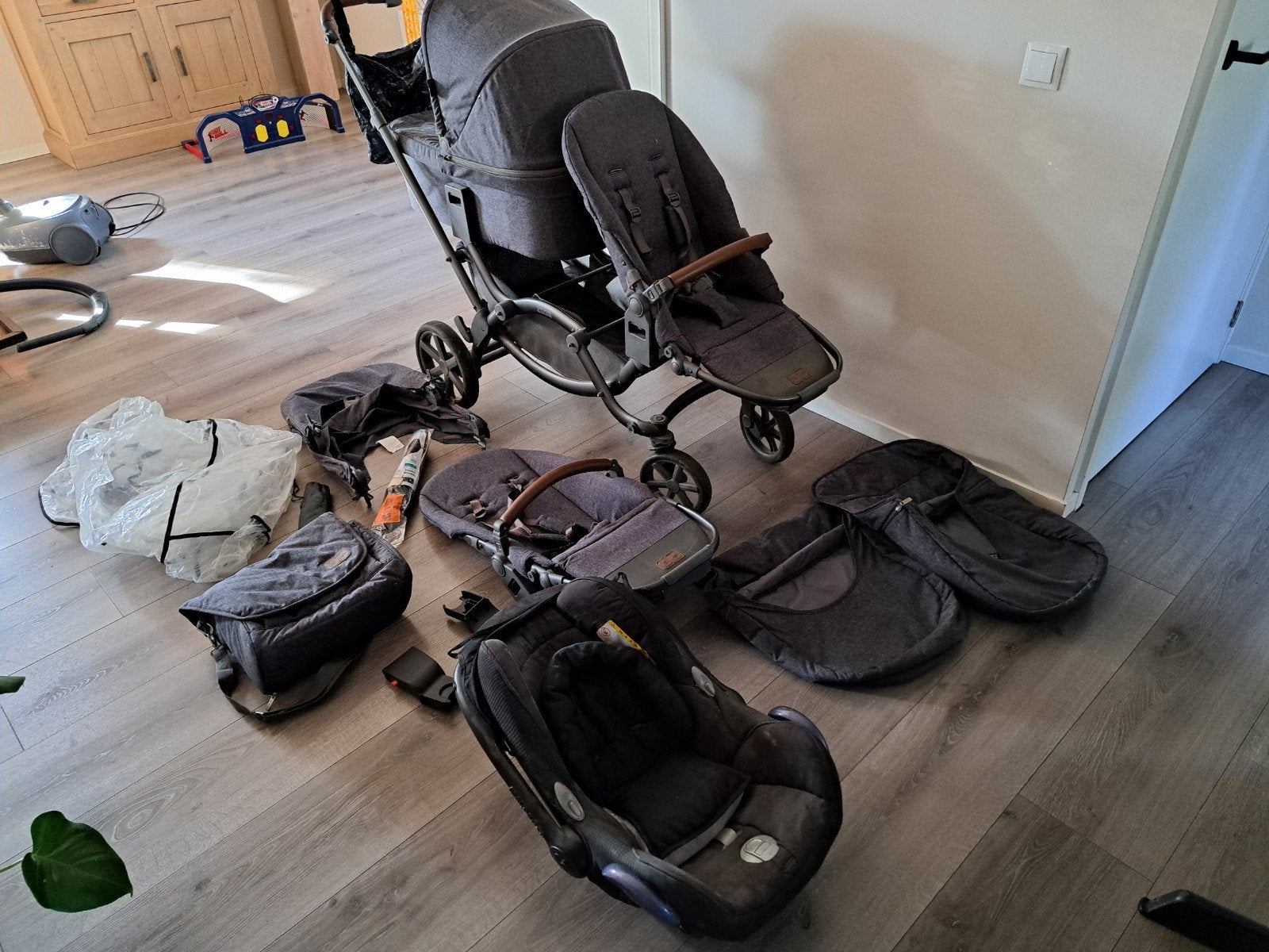 ABC Design Zoom Duo  Kinderwagen met accessoires, Gebruikt, Duowagen, Combiwagen, Ophalen