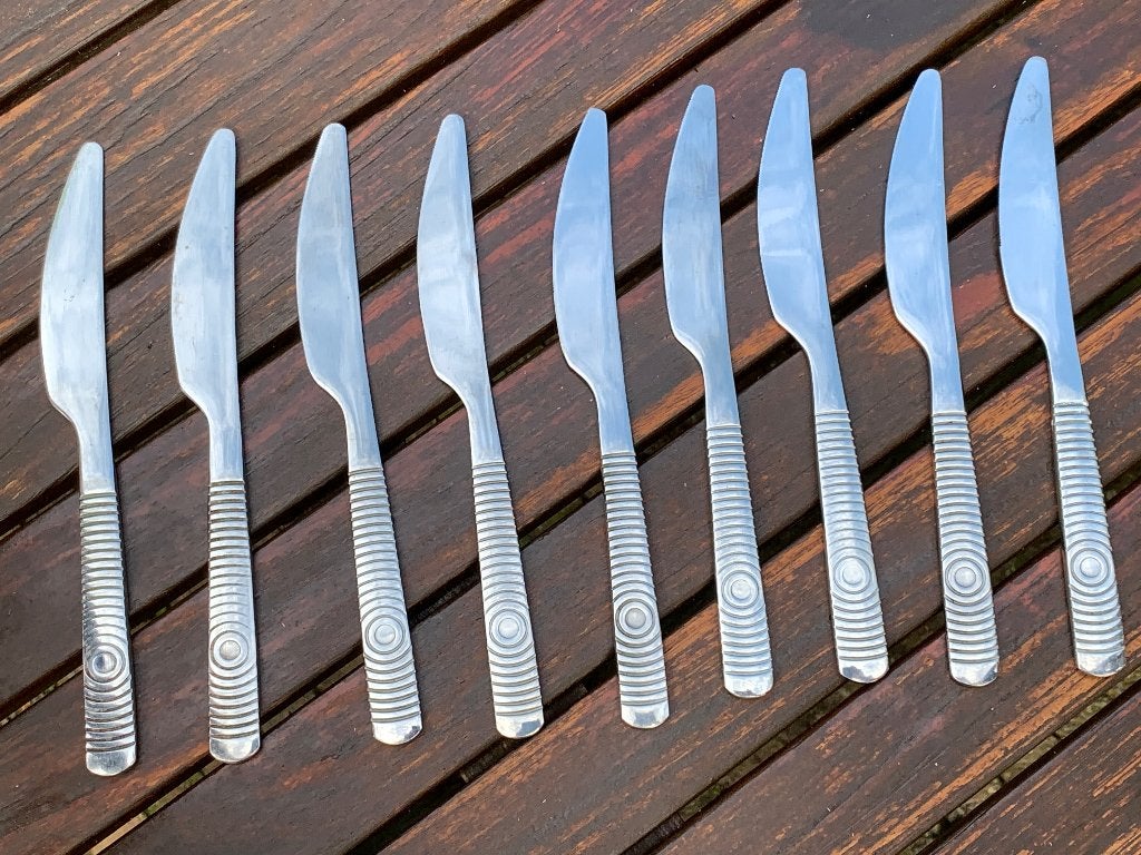 ikea Vinjett messen 9 stuks, Gebruikt, Los bestek, IKEA, Ophalen of Verzenden