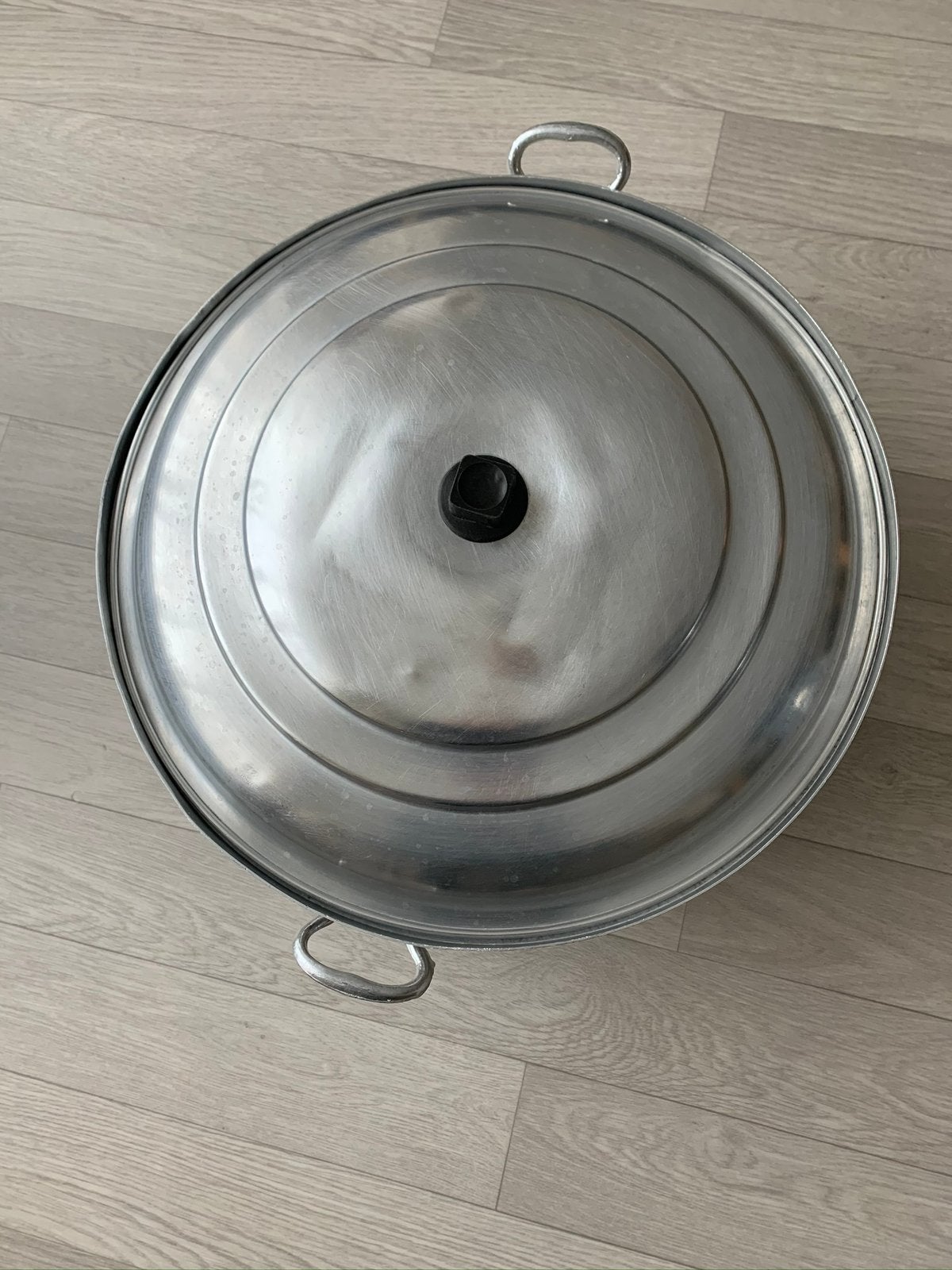 Grote pan, Ophalen, Zo goed als nieuw, Aluminium