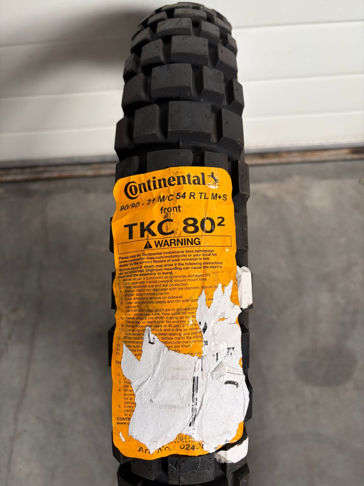 Continental TKC 80² 90/90-21 54R M+S Voorband Nieuw
