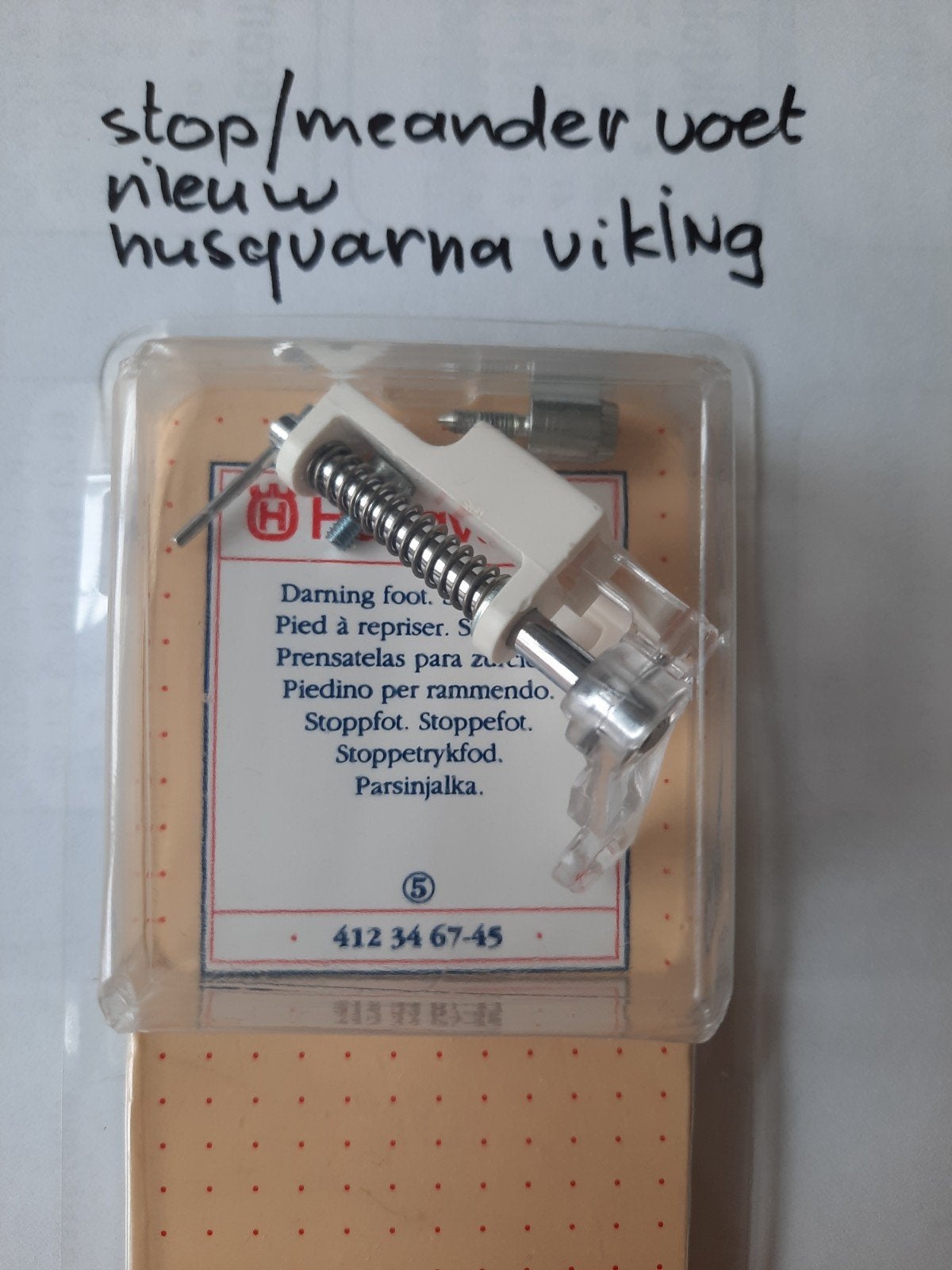 Husqvarna Viking Naaimachine Voetjes en Toebehoren, Ophalen of Verzenden, Gebruikt, Toebehoren, Husqvarna