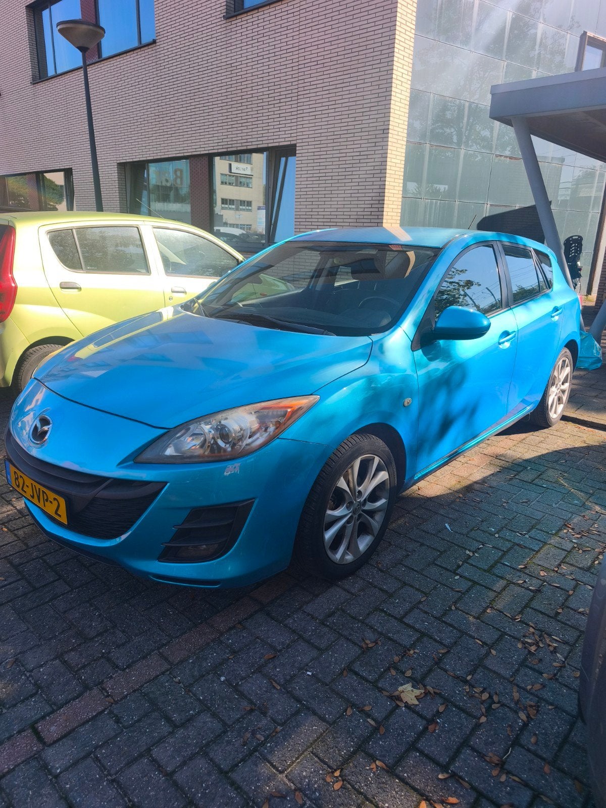 Mazda 3 1.6 Sport 2009 Blauw 176000 km, Auto's, Voorwielaandrijving, 4 cilinders, Blauw, Origineel Nederlands