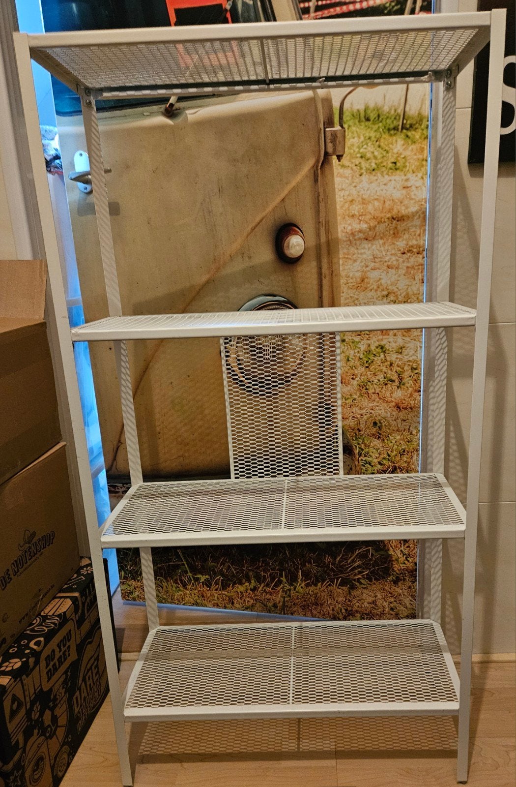 IKEA BAGGEBO stelling Wit 2 stuks, Huis en Inrichting, Ophalen, Zo goed als nieuw