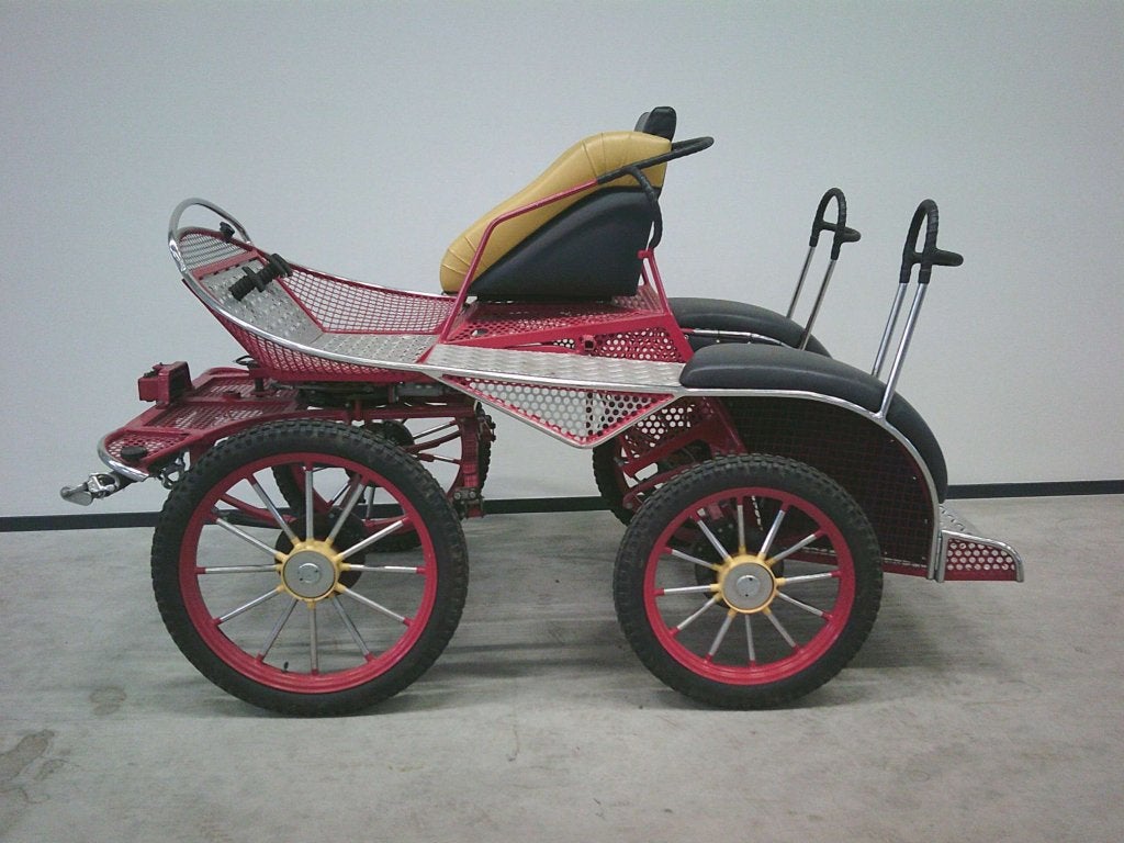 Gebruikte marathonwagen.  23/19 inch. Zeer compleet, Dieren en Toebehoren, Rijtuigen en Koetsen, Niet ingevuld, Gebruikt, Pony