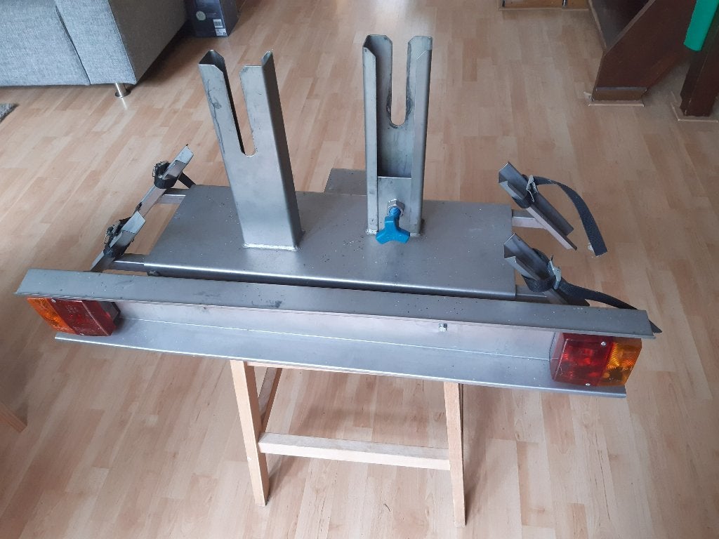 Fietsendrager voor 2 fietsen, Ophalen, 2 fietsen, Gebruikt, Trekhaakdrager