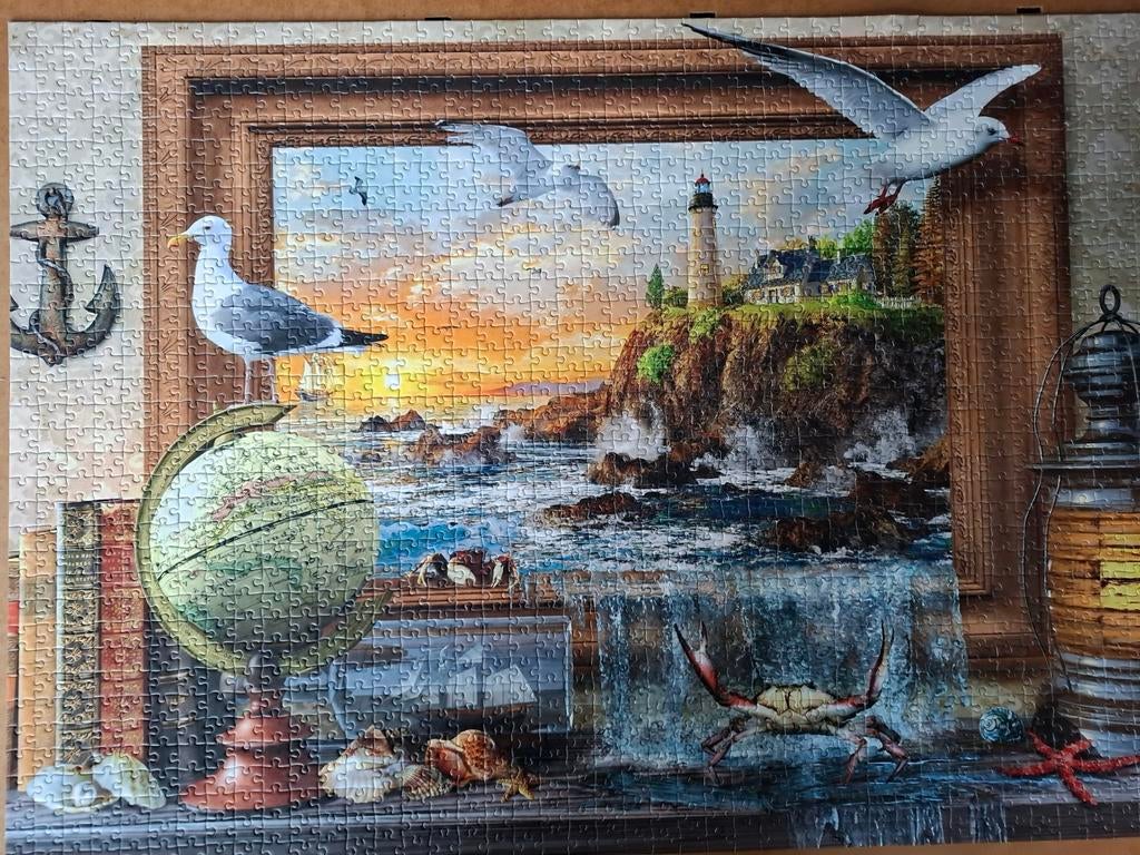 Bluebird Puzzel Marine to Life 1500 stukjes, Ophalen of Verzenden, 500 t/m 1500 stukjes, Zo goed als nieuw, Legpuzzel