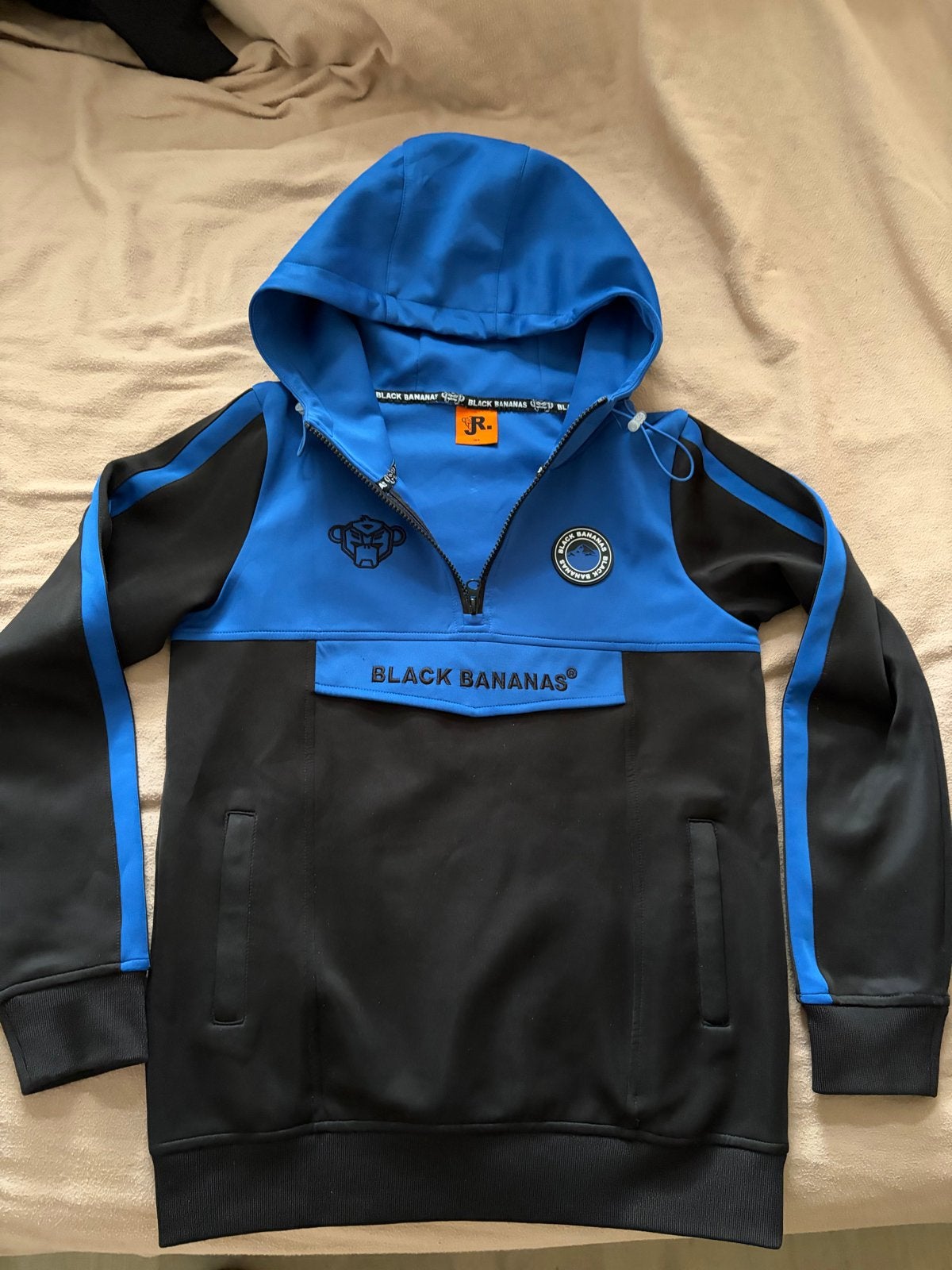 Black Bananas trainingspak maat 164 - Zwart/Blauw, Ophalen of Verzenden, Zo goed als nieuw, Jongen of Meisje, Setje