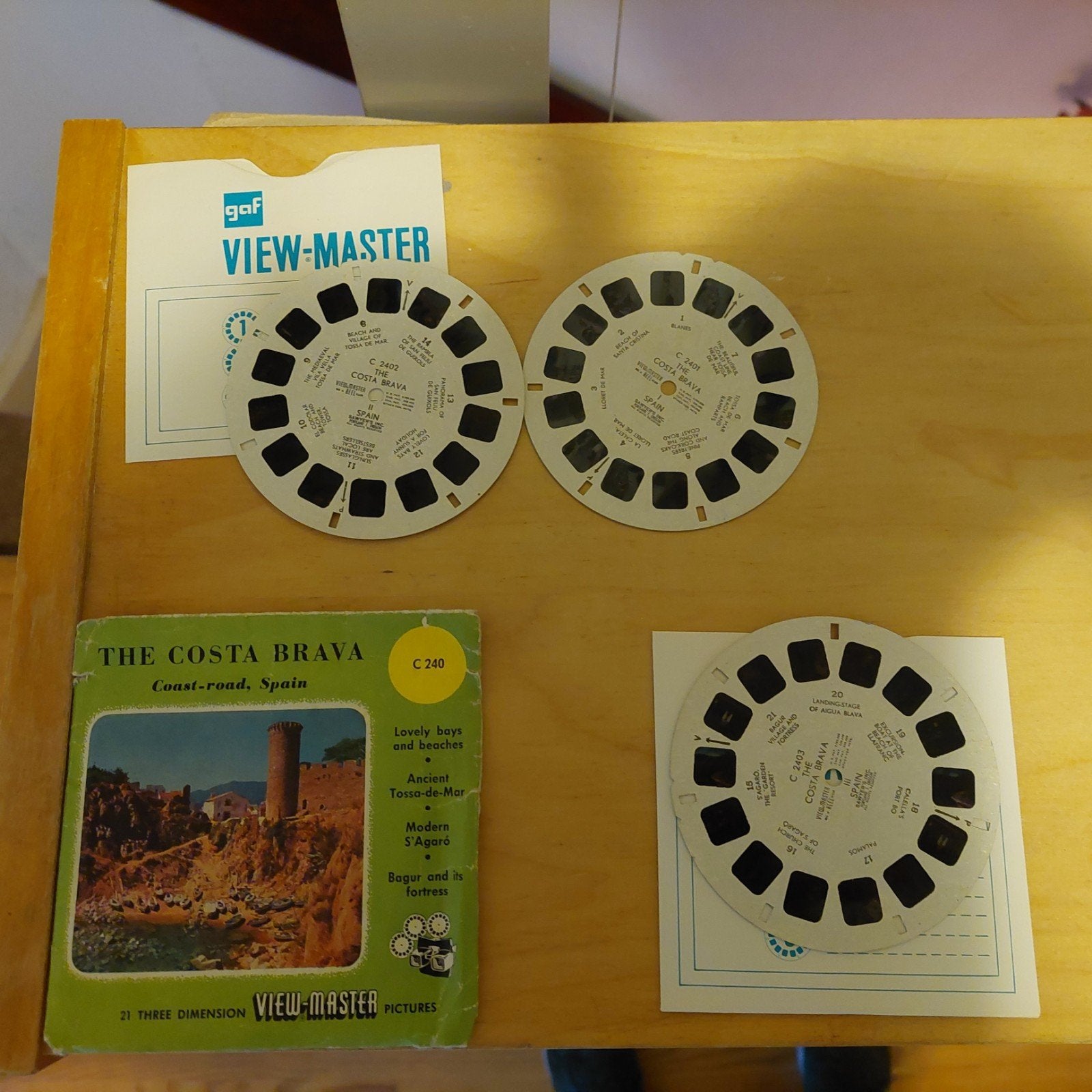 viewmaster schijfjes Costa Brava, Verzamelen, Ophalen of Verzenden
