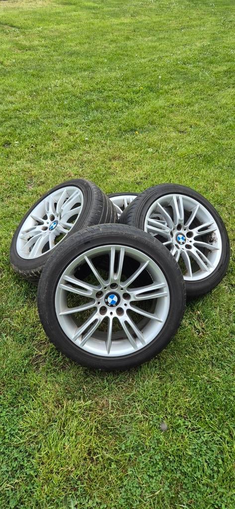 BMW E46 style 193m velgen met zomerband, Auto-onderdelen, Banden en Velgen, Ophalen, Gebruikt, Banden en Velgen, 17 inch