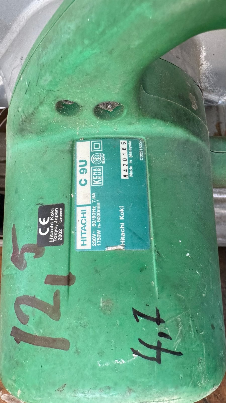 Hitachi Cirkelzaag C 9U - 1750W, 210mm zaagblad, Doe-het-zelf en Verbouw, Gereedschap | Zaagmachines, Ophalen, Gebruikt, Cirkelzaag