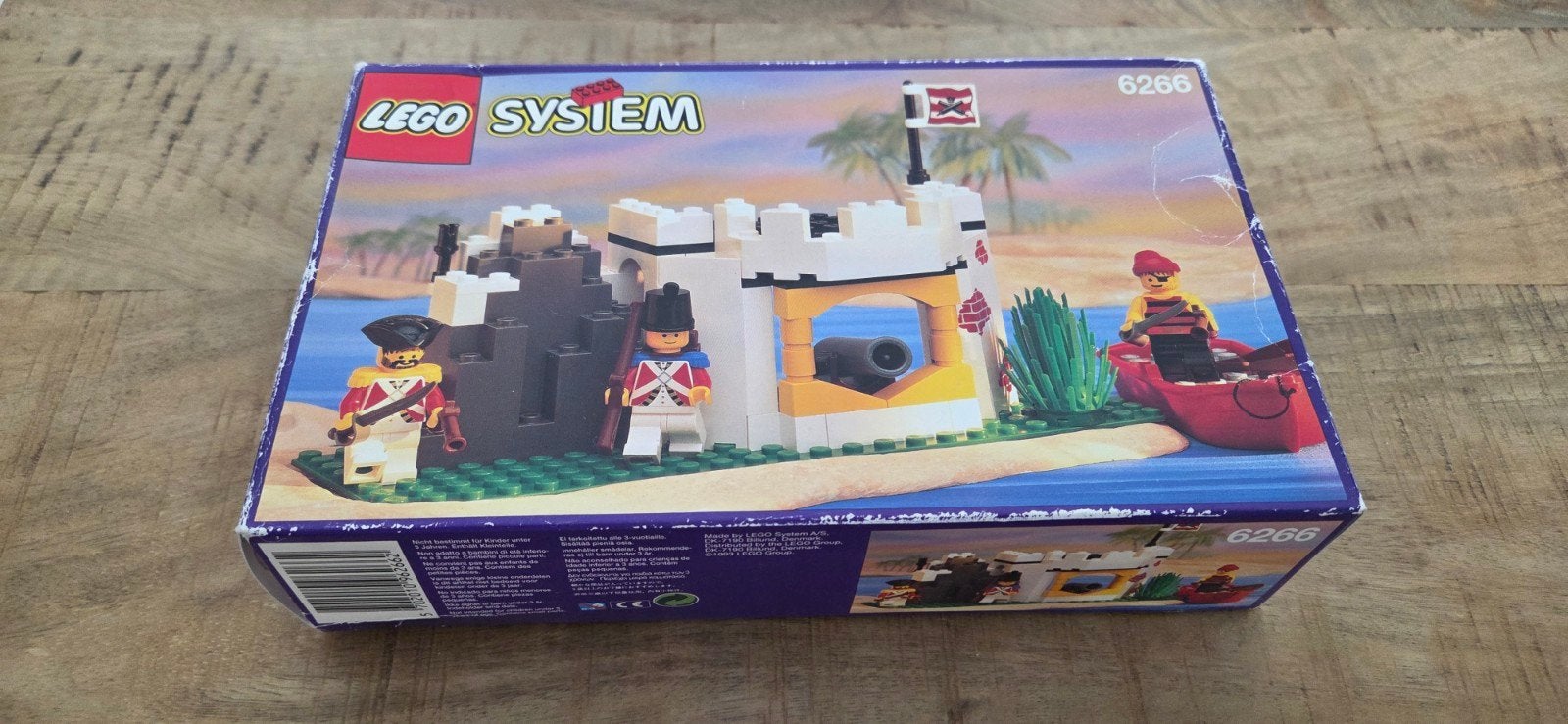 LEGO System 6266 - Cannon Cove met doos en instructie, Gebruikt, Lego, Inclusief accessoires, Complete set
