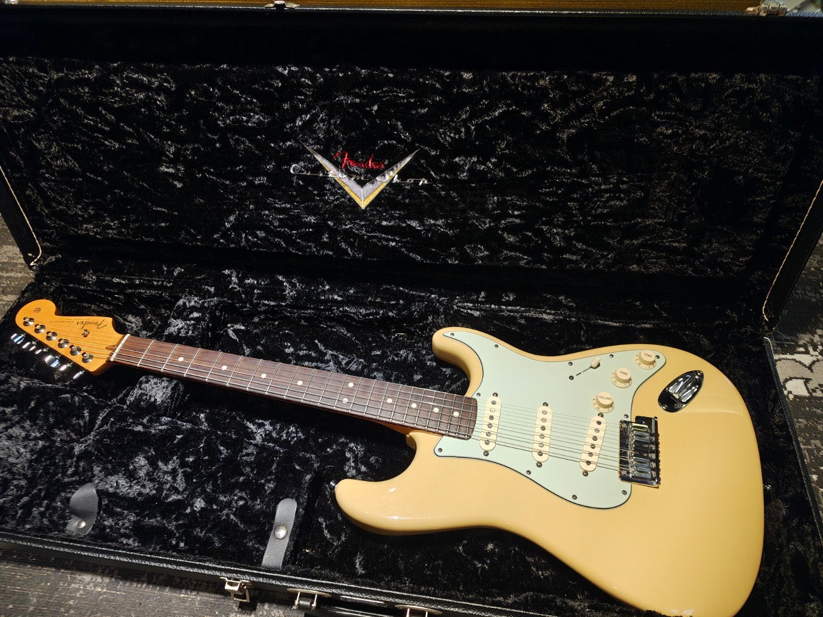 Fender Custom Shop Custom Deluxe Stratocaster, Muziek en Instrumenten, Ophalen, Gebruikt, Solid body, Overige merken