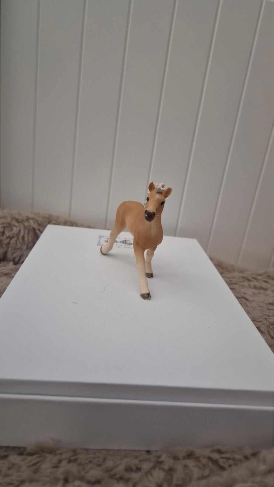 Schleich haflinger veulen, Ophalen of Verzenden, Gebruikt