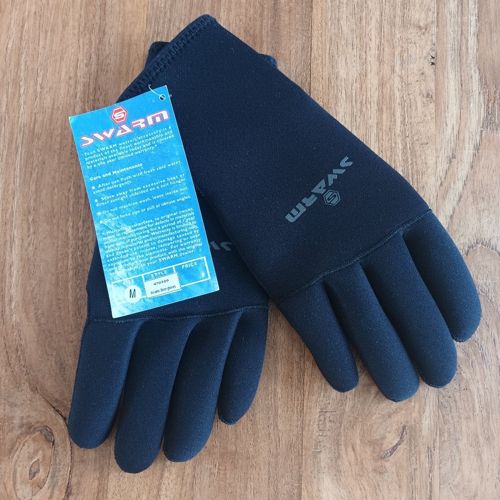 Swarm 3 mm neopreen watersport handschoenen, Ophalen of Verzenden, Nieuw, Wetsuit, Swarm
